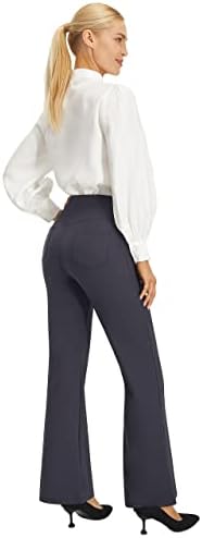 AFİTNE kadın Yoga Elbise Pantolon, yüksek Bel Bootcut Çalışma Pantolon Karın Kontrol 4 Yönlü Streç Egzersiz Rahat Pantolon