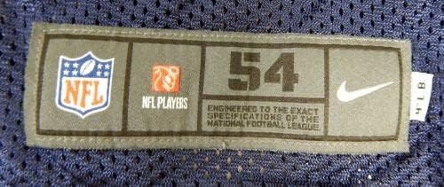Dallas Cowboys Benson Mayowa 93 Oyunu Yayınlandı Donanma Antrenman Forması 54 577-İmzasız NFL Oyunu Kullanılmış Formalar
