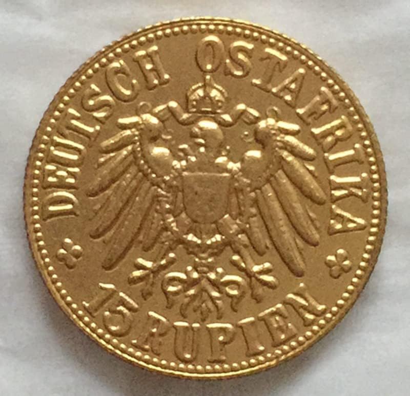 1916 Alman Paraları Bakır Altın Kaplama Antika Paralar Paralar El Sanatları Koleksiyonu Darbe Olabilir