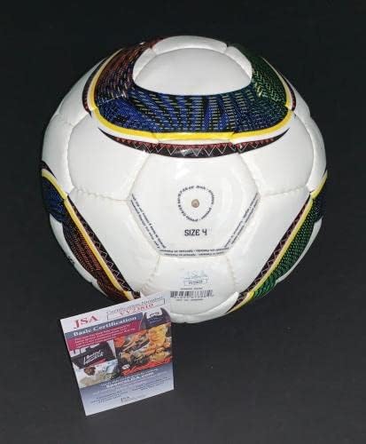 Andres Iniesta İspanya İmzalı 2010 FIFA Dünya Kupası Futbol Topu JSA COA VV23810-İmzalı Futbol Topları