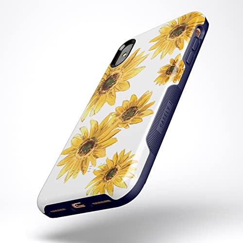 Casely iPhone Xs Max Kılıf / Parlak Sarı Ayçiçeği Kılıf