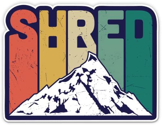 Parçalamak Dağlar Snowboard Kar Colorado Kayak Sticker-3 laptop etiketi Su Geçirmez Vinil Araba, Telefon, Su Şişesi Snowboard Çıkartması