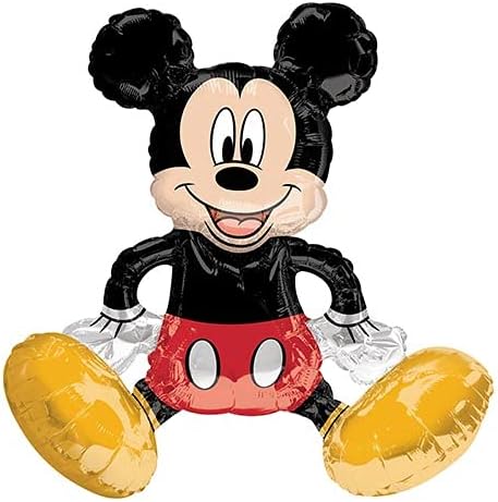 Anagram International, Inc. Mickey Mouse Tüketici Şişirilmiş Parti Balonu, 18, Çok Renkli