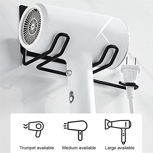 ALLMRO mutfak arabası Saç Kurutma Makinesi Tutucu Raf Duvara Monte saç düzleştirici Kurutma Tutucular Banyo Organizatör Depolama Raf