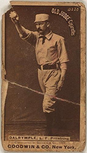 HistoricalFindings Fotoğraf: Abner Dalrymple,Pittsburgh Alleghenys, Beyzbol, Eski Yargıç Sigaraları, Sol Saha Oyuncusu