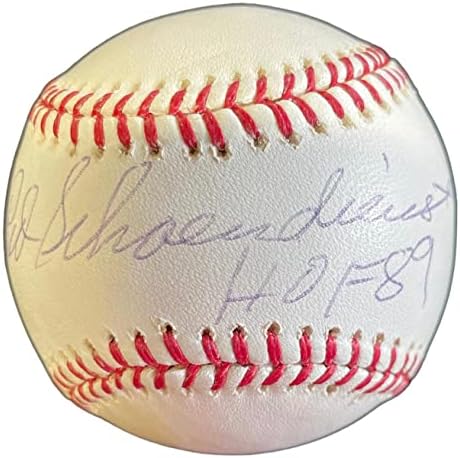 Red Schoendienst İmzalı Resmi Beyzbol Birinci Ligi (JSA) - İmzalı Beyzbol Topları