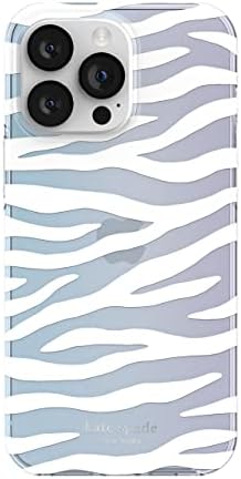 kate spade york Koruyucu Sert Kılıf Apple iPhone 14 Pro Max ile Uyumlu-Beyaz Zebra [KSIPH-225-ZBWT]