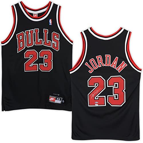Michael Jordan Chicago Bulls İmzalı Siyah Forma - Üst Güverte İmzalı NBA Formaları
