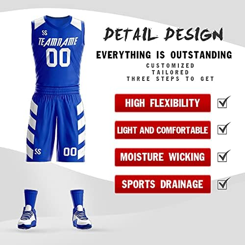 Özel Basketbol Forması Tam Süblimasyon Üniformaları Baskılı Adı Numarası Nefes Okul Takımı Giysileri Erkekler için / Gençlik
