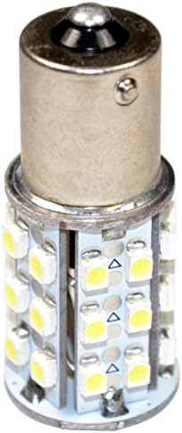 HQRP 2-Pack BA15s Süngü Tabanı 30 LEDs SMD 3528 LED Ampul sıcak Beyaz 11411156 Jayco RV iç / sundurma ışıkları değiştirme
