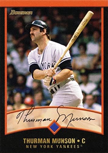 2022 Topps Gerileme Perşembe (TBT) 57 Thurman Munson Beyzbol Kartı Yankees-Yalnızca 3.423 yapıldı