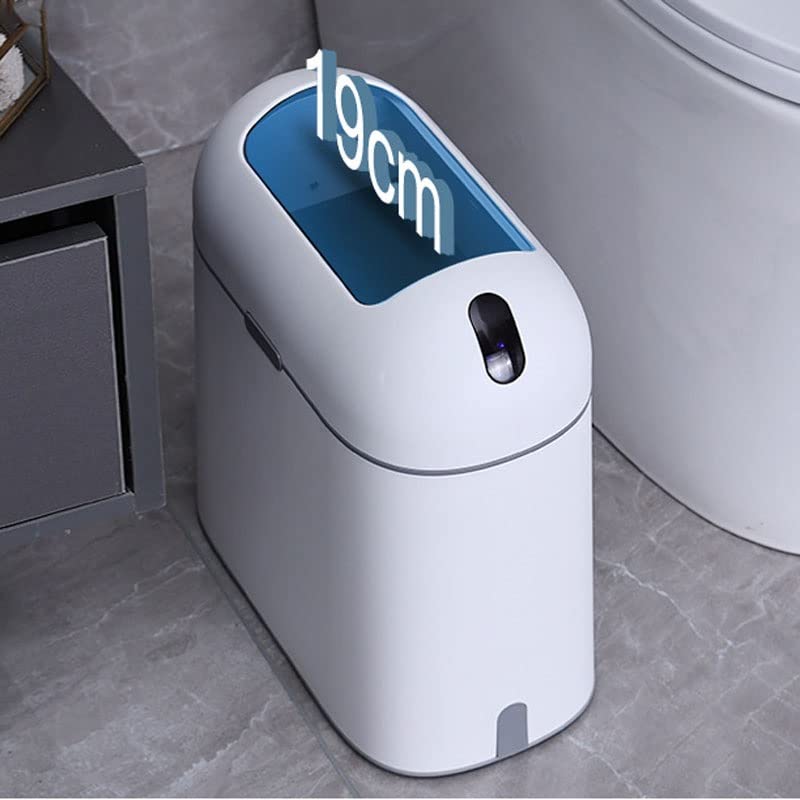 CXDTBH Akıllı Sensör çöp tenekesi Mutfak Banyo Tuvalet çöp tenekesi En İyi Otomatik İndüksiyon Su Geçirmez Kutusu kapaklı