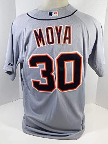 2014 Detroit Tigers Steven Moya 30 Oyunu Gri Forma Yayınladı 50 DP21017 - Oyun Kullanılmış MLB Formaları