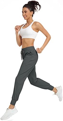UEU kadın Jogger dinlenme pantolonu Hafif Atletik İpli Sweatpants Cepler ile Rahat Egzersiz Koşu