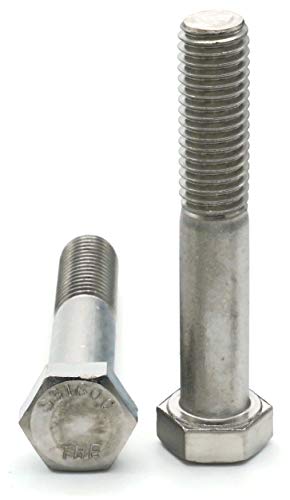 Altıgen Başlı Vidalar 316 Paslanmaz Çelik-1/2-13 x 3-1/4 Kısmi Diş Adet-1.000
